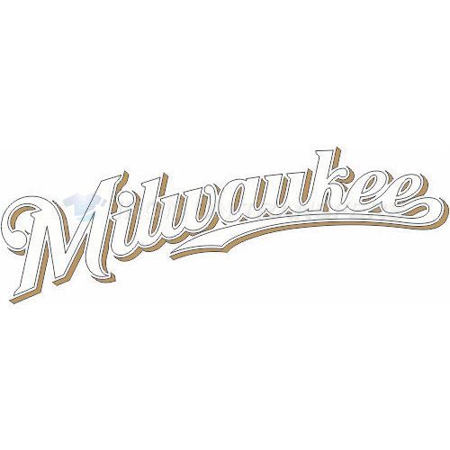 Milwaukee Brewers Iron-on Stickers (Heat Transfers)NO.1705